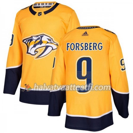 Miesten NHL Nashville Predators Pelipaita Filip Forsberg 9 Adidas 2017-2018 Kulta Authentic Miesten NHL Nashville Predators Pelipaita Filip Forsberg 9 Adidas 2017-2018 Kulta Authentic